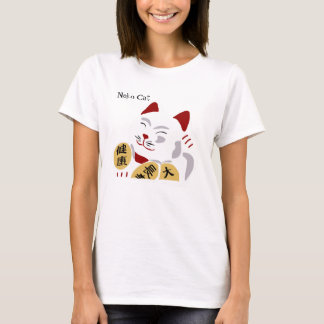 T-shirt Vecteur chanceux de chat