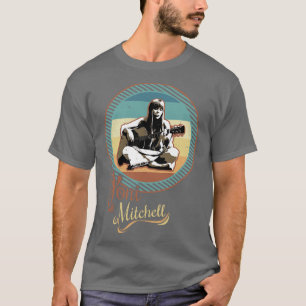T-shirt Vecteur Joni mitchell vintage années 1970