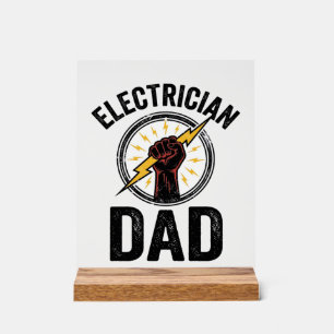 T-shirt vectoriel avec gravure vintage Papa électr