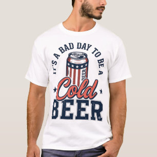 T-shirt vectoriel vintage drôle et patriotique de