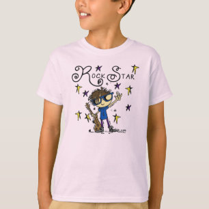 T-shirt Vedette du rock de brune