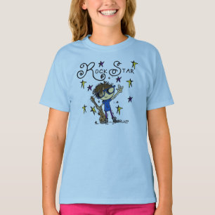 T-shirt Vedette du rock de brune