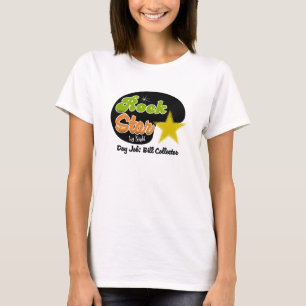 T-shirt Vedette du rock par nuit - commis au recouvrement