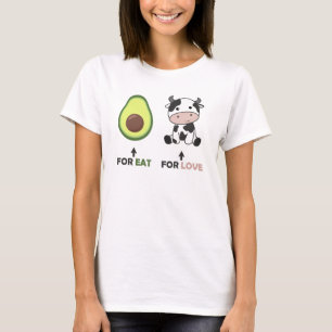 T-shirt Vegan Amoureux des animaux Vegan Avocado Alimentat