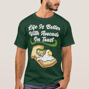 T-shirt Vegan Avocado Toast Citation Vegan Végétarien 4