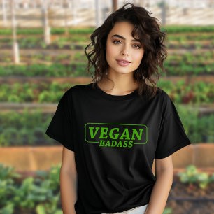 T-shirt Vegan Badass, activisme