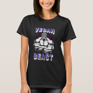 T-shirt Vegan Beast Gym Plante Fitness entraînement Fort