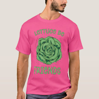 T-shirt Vegan Chef Lettuce Be Friends Veganism Vegan Chefs