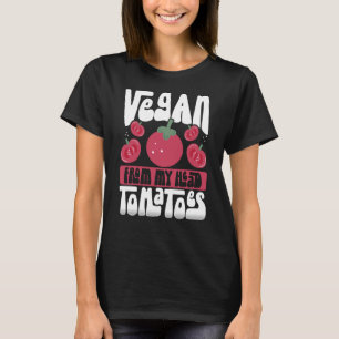 T-shirt Vegan De Ma Tête Tomates Veganism