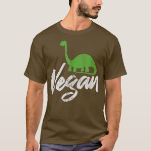 T-shirt Vegan Dinosaur Brachiosaure Vegetarian Veganism D