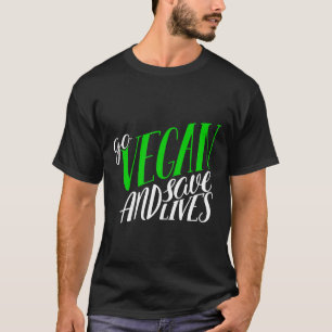 T-shirt Végan Et Sauver Des Vies Des Droits Animaux Enviro