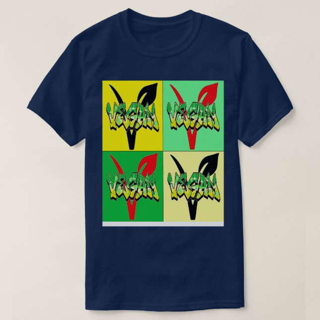 T-shirt Vegan Greens (Design devant)