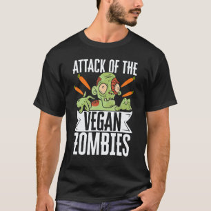 T-shirt Vegan Halloween Attaque des zombies vegan Vegeta