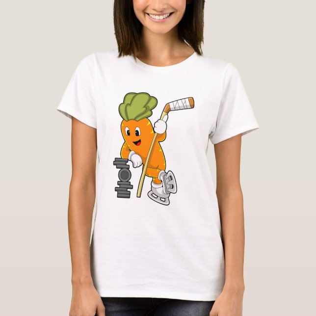 T-shirt Vegan Ice Hockey (Devant)