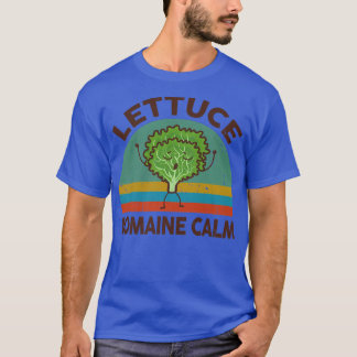 T-shirt Vegan Lettuce Romaine Calm Vegetarian Funny 