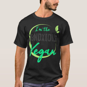 T-shirt Vegan L'Obnoxieux Drôle Plante Basé Diet Gag Gif