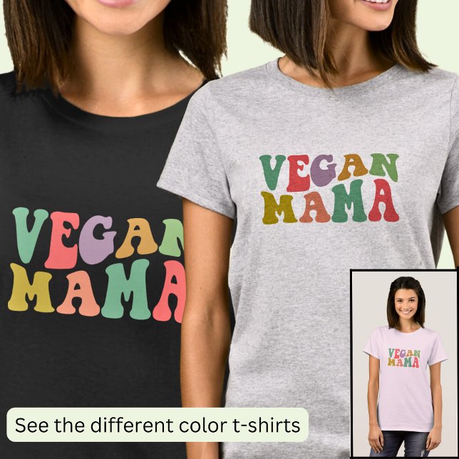 T-shirt Vegan Mama (Créateur téléchargé)