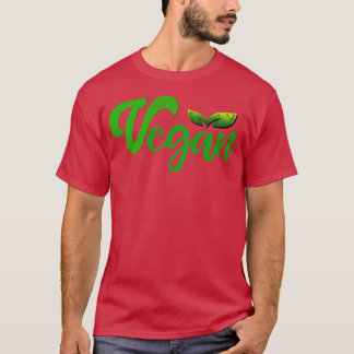 T-shirt Vegan Plante vert