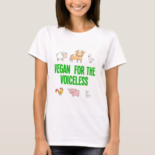 T-shirt Vegan pour les animaux sans voix