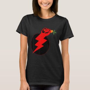 T-shirt Vegan Power Carotte Salle de Musculation Force