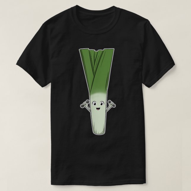 T-shirt Vegan Power Vegetarian Plant Spring Onions Bodybui (Design devant)