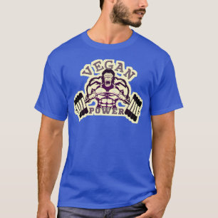 T-shirt Vegan Power Workout Muscle Gorilla Bodybuilding 4
