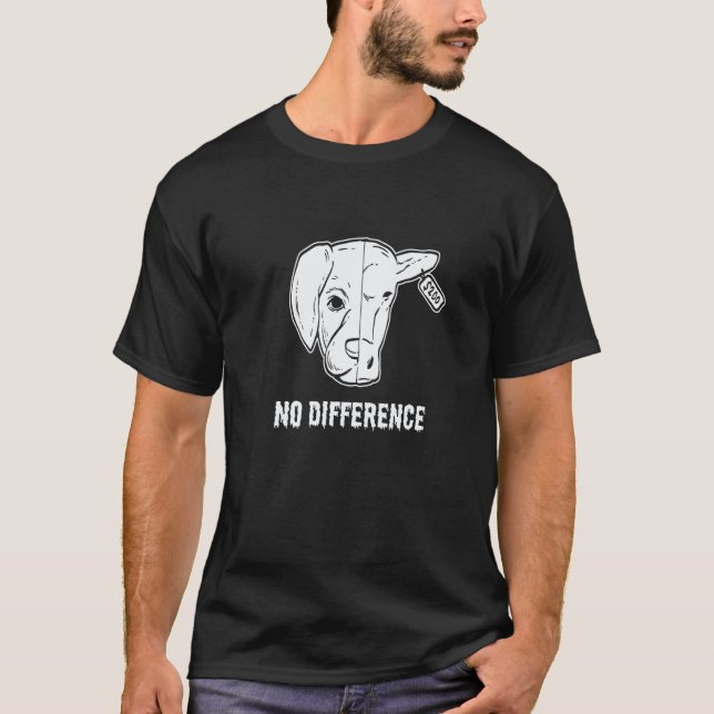 T-shirt Vegan sans différence (Devant)