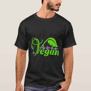 T-shirt Vegan Shirt Vegan Heartbeat