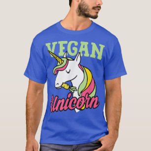T-shirt Vegan Unicorn Magic Pro Vegan Kawaii Unicorn Aes