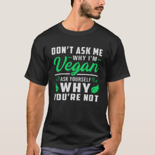 T-shirt Vegan Veganism Animal Rights Veggie Funny Cadeau