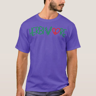 T-shirt Vegan végétarien Herbivore Plante mode de vie