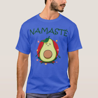 T-shirt Vegan & Veggie Avocado Yoga Namaste Fitness Workou