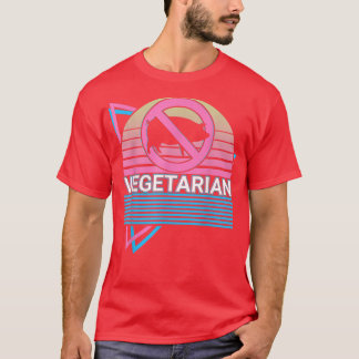 T-shirt Véganisme végétal Rétro végétarien