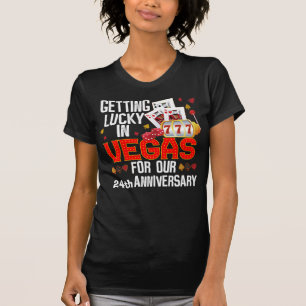 T-shirt Vegas Anniversaire Personnaliser Couple Trip Corre