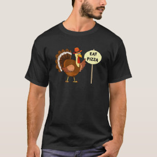 T-shirt Vegas Sauvez Une Turquie Mange Pizza Thanksgiving
