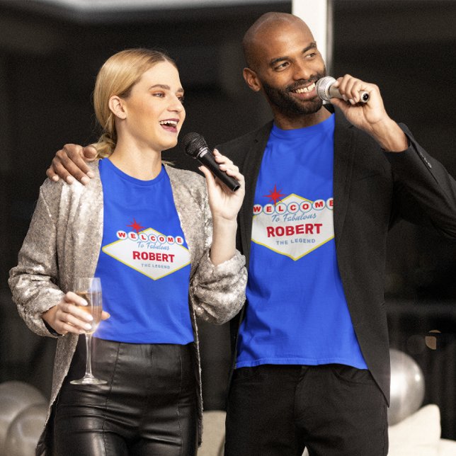 T-shirt Vegas Sign Funny Nom et titre (Créateur téléchargé)