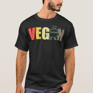 T-shirt Végétal Amoureux des animaux Végétarien Foodie