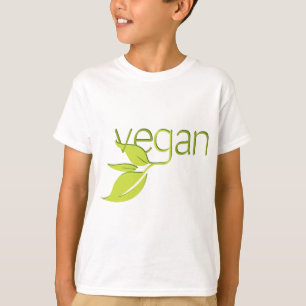 T-shirt Végétalien feuillu