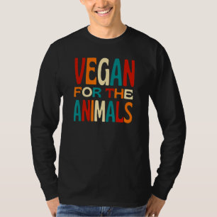 T-shirt Végétalien pour les animaux  Vivre une vie sans cr