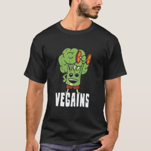 T-shirt Végétaliens Végétalien Bodybuilder Gym Végétarien