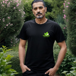 T-shirt végétan né et élevé