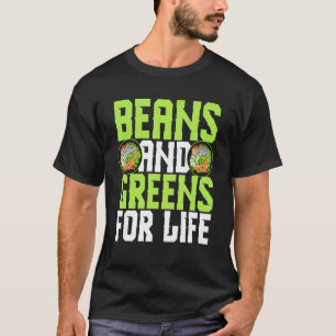 T-shirt Végétarien Légumes Haricots Et Verts Vie Légume
