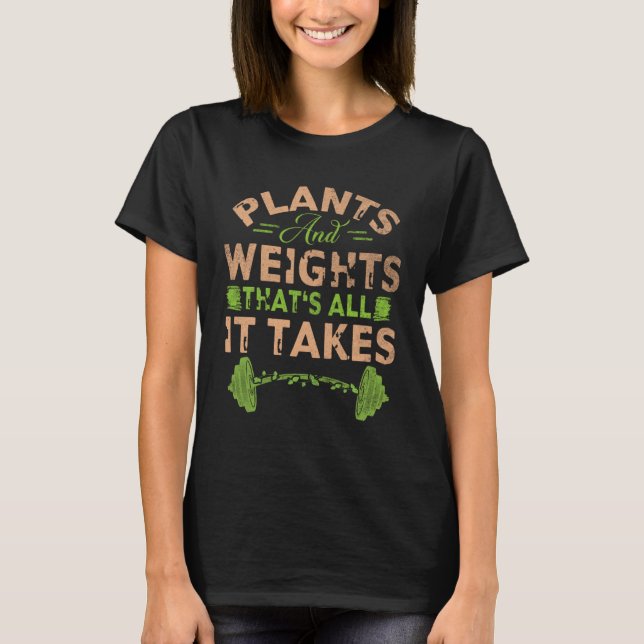 T-shirt Végétarien Plante Protein à base de légumes (Devant)