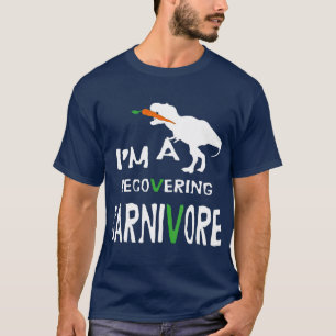T-shirt Végétarien Récupération Carnivore drôle