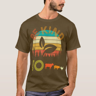 T-shirt Végétarien, soyez gentil avec les animaux pour vég