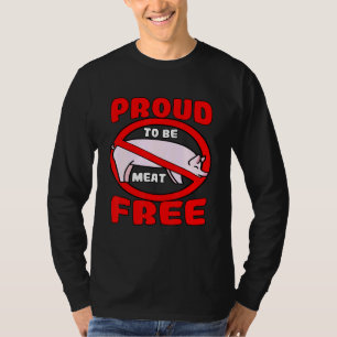 T-shirt Végétarien Végétarien Lifestyle Viande Régime Libr