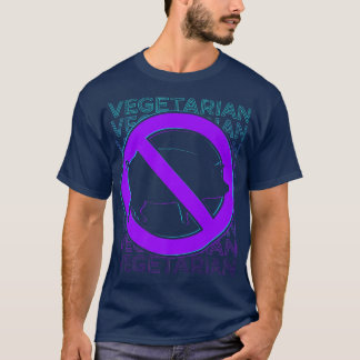 T-shirt Végétarien Végétarien Véganisme Rétro