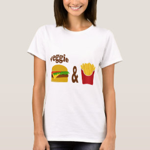 T-shirt Veggie Burger et Fries