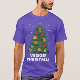 T-shirt Veggie Christmas Funny Fruit Christmasrees ami