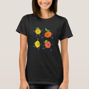 T-shirt Veggie Power Lemon Orange Power Protéine Végane Ve